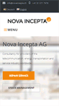 Mobile Screenshot of novaincepta.ch